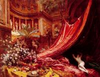 Jean Beraud - Symphony in Red and Gold